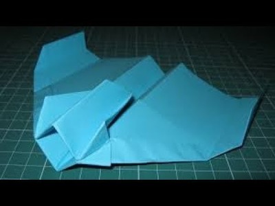 How to make star fighter paper plane (by the paper plane guy)