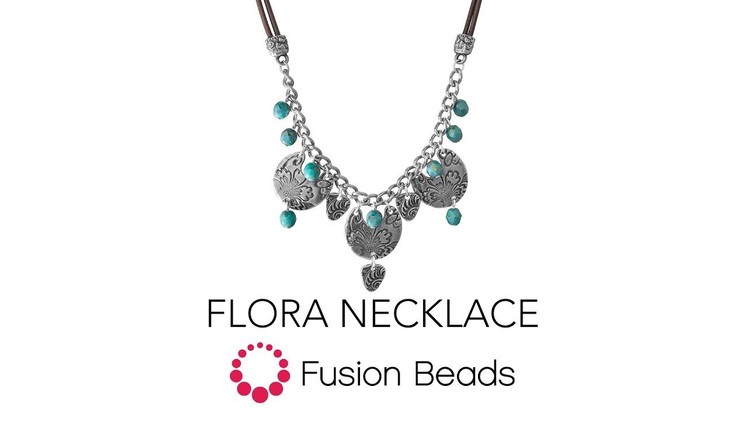 Learn how to create the Flora Necklace by Fusion Beads