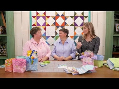 Missouri Star Quilt Company Live with Me & My Sister Designs: Making the Fat Quarter Bucket