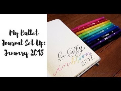 My Bullet Journal Set up January 2018