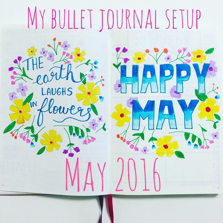 My May 2016 Bullet Journal Setup