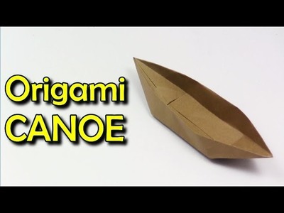 ⚓ Origami CANOE That Floats on water ???? ✦IN ENGLISH✦????️???? Yakomoga Easy Origami tutorial ????️????♥️