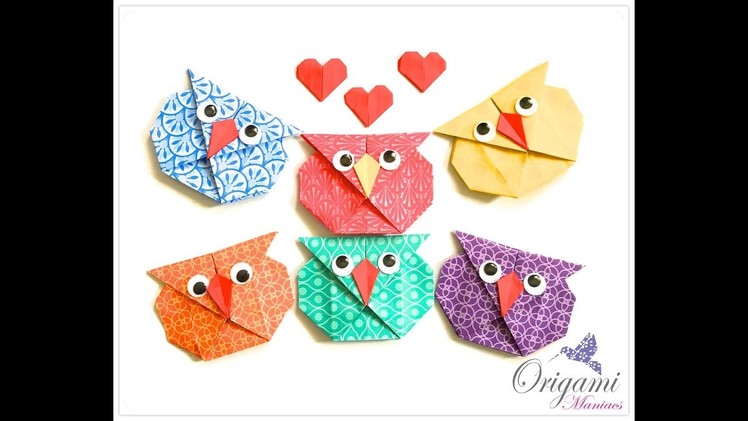 Origami Maniacs 303: Cute Owl Bag