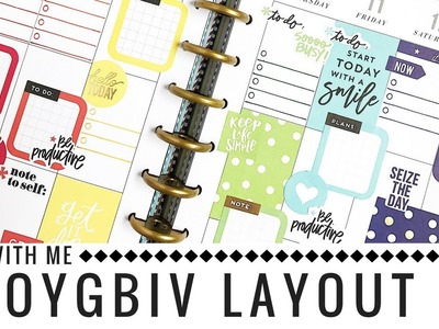 Plan with Me: ROYGBIV Layout | Plans by Rochelle