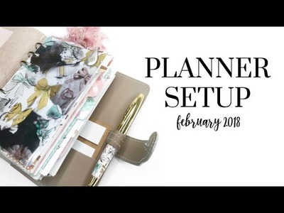 Planner Setup | Feb 2018