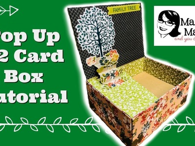 Pop Up A2 Card Storage Box