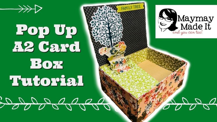 Pop Up A2 Card Storage Box