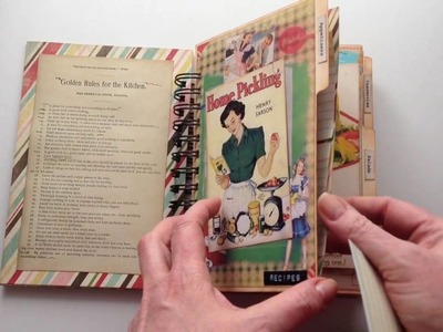 Retro Recipe Book - Guest DT project for Ivy Shutters