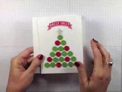 Simply Simple FLASH CARDS 2.0 - Punched Christmas tree by Connie Stewart