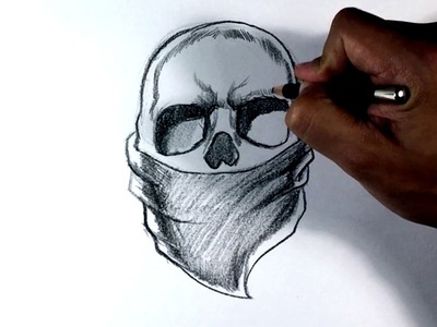 Skull Bandit Design ( Awesome ) - Draw Tattoo Art
