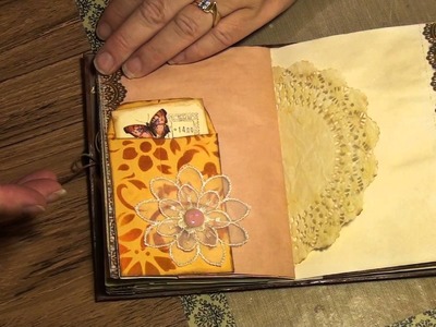 Small Envelope Vintage style Journal