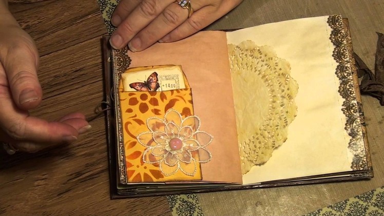 Small Envelope Vintage style Journal