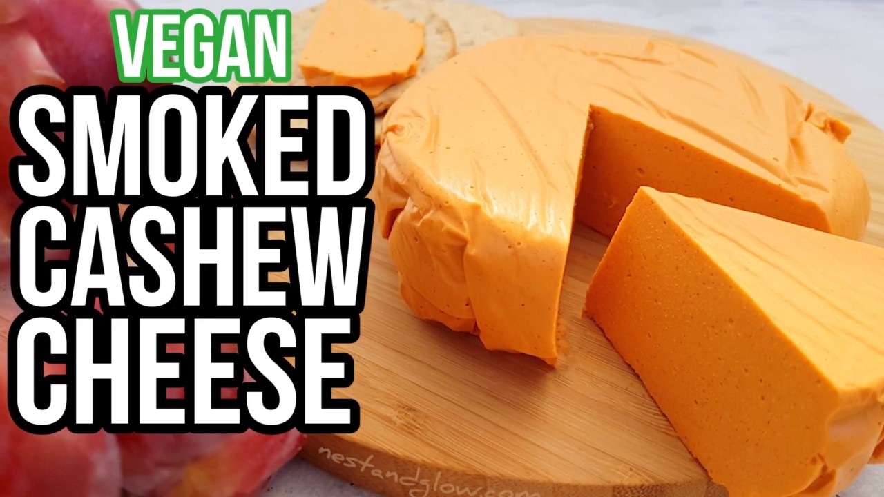 Smoked Cashew Vegan Cheese Recipe - Easy and healthy plant-based cheese