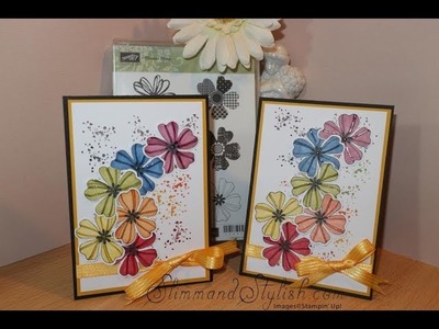 Stampin' Up! Fancy Flower Shop Bright Card