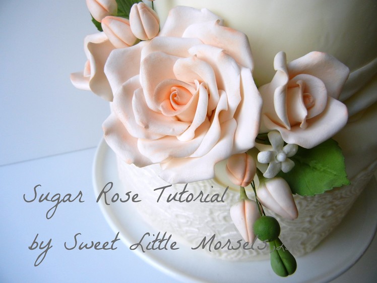 Sugar Rose Tutorial by Sweet Little Morsels, LLC - Full Version