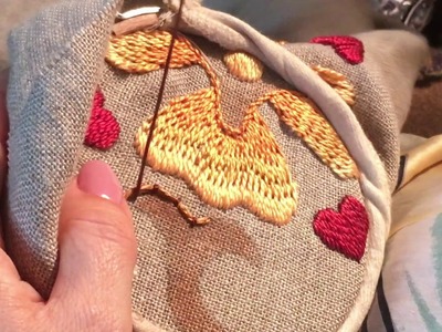 The couching stitch