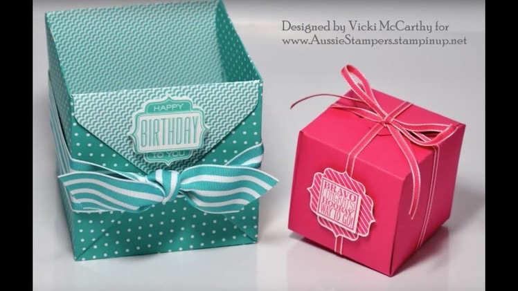 The NEW Gift Box Punch Board from Stampin' Up!