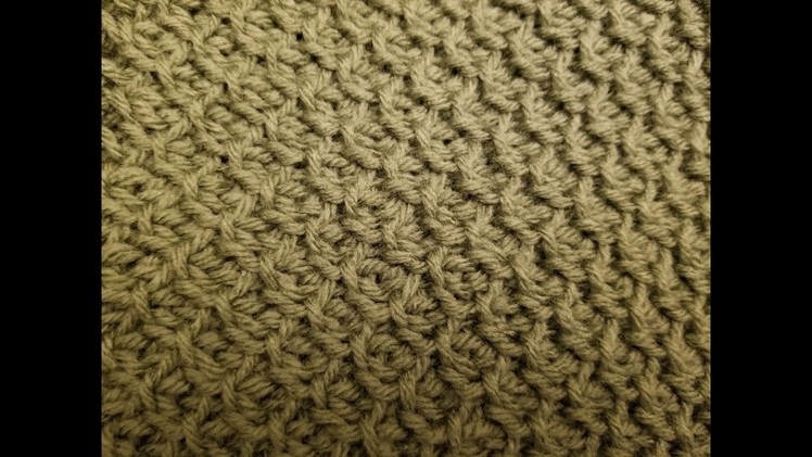 The Tunisian Honeycomb Stitch Crochet Tutorial!