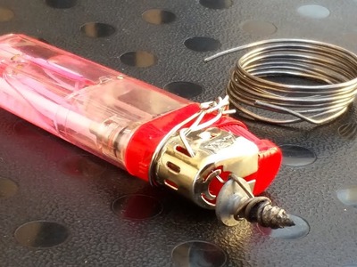 Use Lighter as a Soldering Iron and Lighter