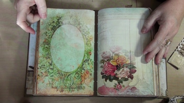 Vintage Style Flora, Fauna & Feathers Journal