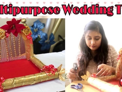 Wedding Tray| Trousseau Packing Multipurpose tray Decoration |Payal Bhalani |bee kreativee