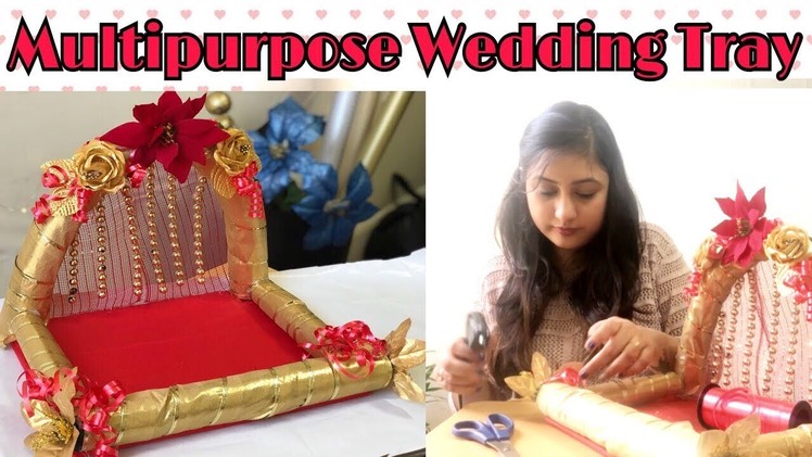 Wedding Tray| Trousseau Packing Multipurpose tray Decoration |Payal Bhalani |bee kreativee