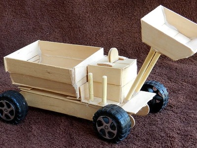 3 Easy Popsicle Stick Crafts | Car & Truck | How to & DIY Toys for Kids