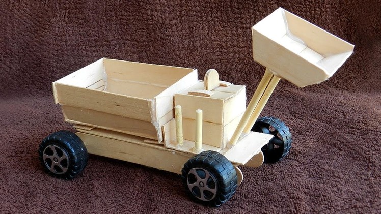 3 Easy Popsicle Stick Crafts | Car & Truck | How to & DIY Toys for Kids