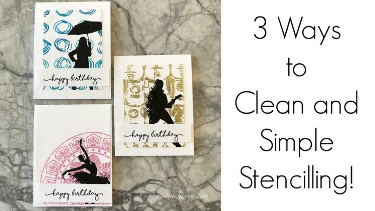 3 Ways to Clean and Simple Stencilling