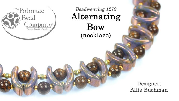 Alternating Bow Necklace (DIY Jewelry Tutorial)