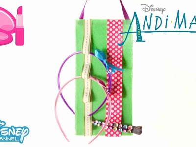 Andi Mack | AnDIY Craft Tutorial: Hairband Holder | Official Disney Channel UK
