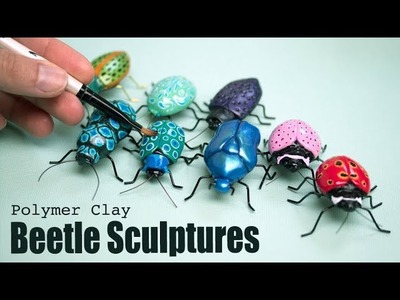 Beetle Sculpting Preview | Polymer Clay Tutorial
