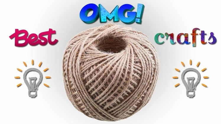 Best out of waste Jute Rope Craft Ideas | BEST OUT OF WASTE | Easy craft ideas
