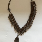 Brown Crystal Necklace