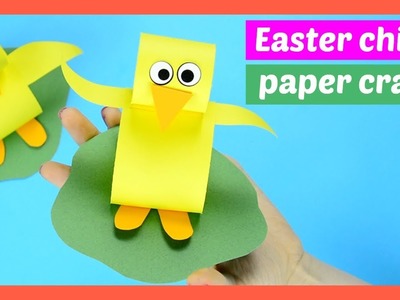 Construction Paper Chick Easter Craft for Kids