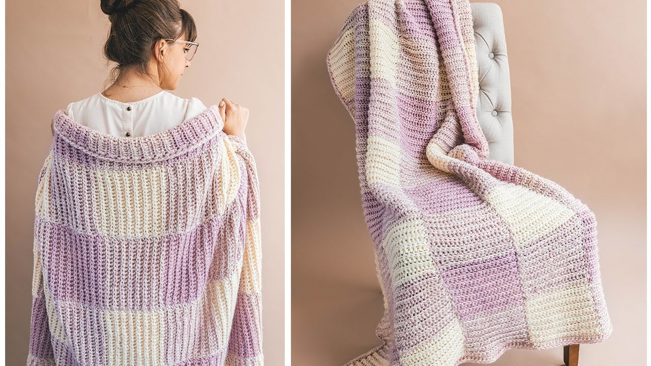 Crochet Homemaker Gingham Blanket