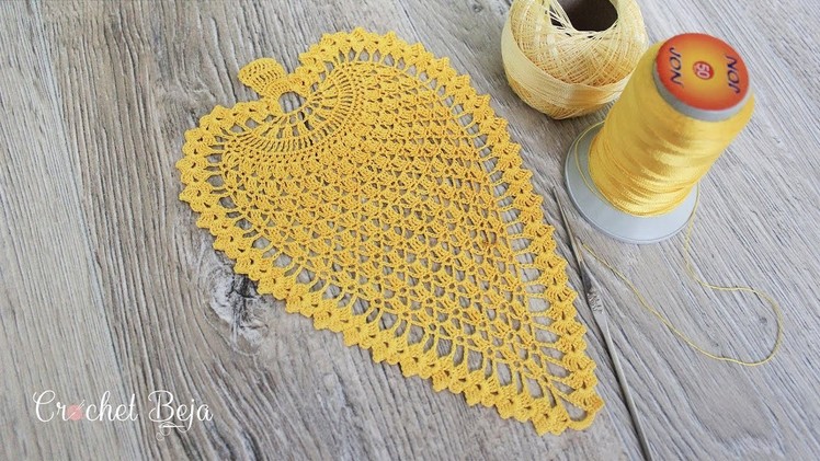 Crochet Pineapple Lace Motif | Crochet Beja