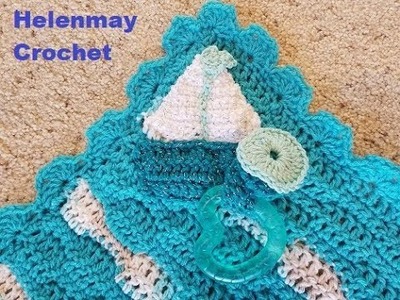 Crochet Waves of Love, Quick, Easy, Beginner Baby Blanket DIY Video Tutorial
