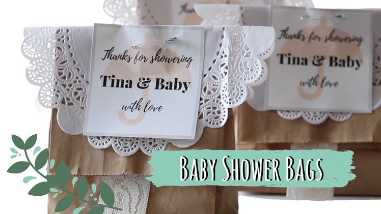 DIY Baby Shower Bags || Quick & Easy Project