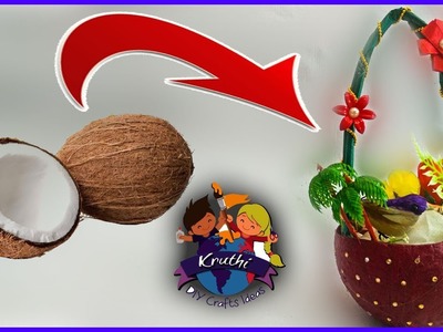 DIY | Bird Nest Making || Coconut Shell Craft Making | Best out of waste | Coconut Shell Craft ideas