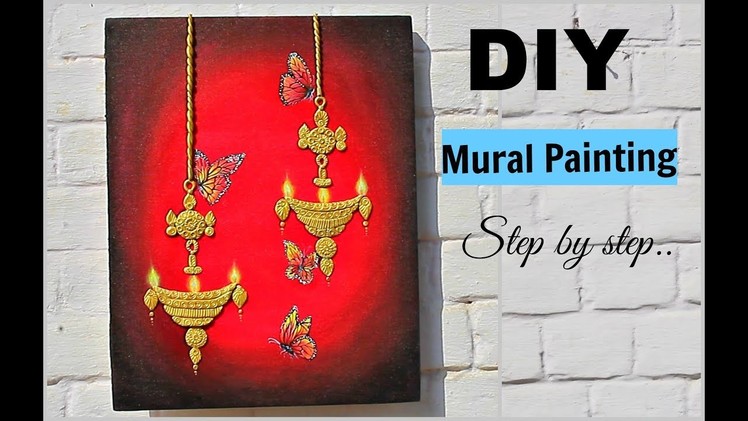 DIY Clay Mural Painting for Beginners Step by Step
