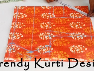DIY Designer Kurti | How to make Designer Kurti from Printed Fabric