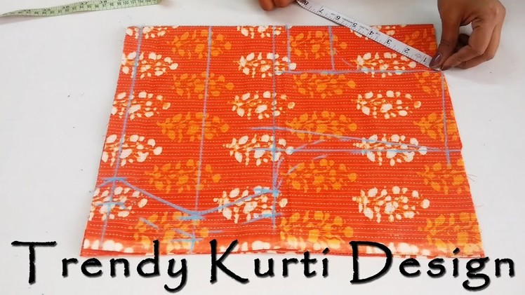 DIY Designer Kurti | How to make Designer Kurti from Printed Fabric