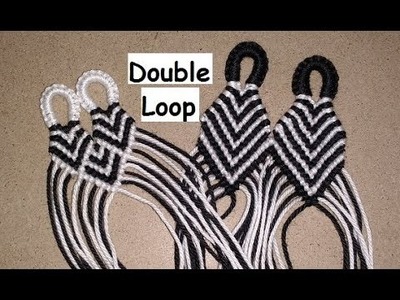 DIY Double Loop Tutorial for Wide Friendship Bracelets