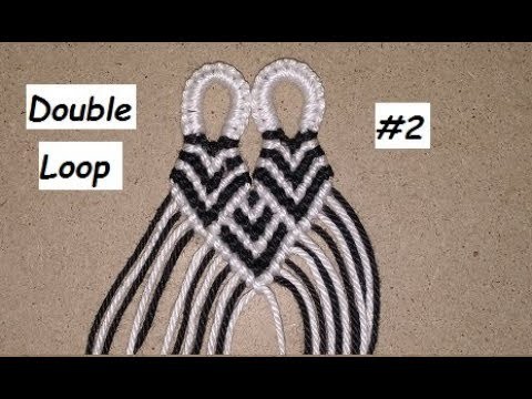 DIY Double Loop Tutorial for Wide Friendship Bracelets [part two] Alternative Join