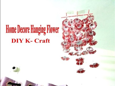 DIY Home Decor Origami Hanging Flowers | DIY K Craft