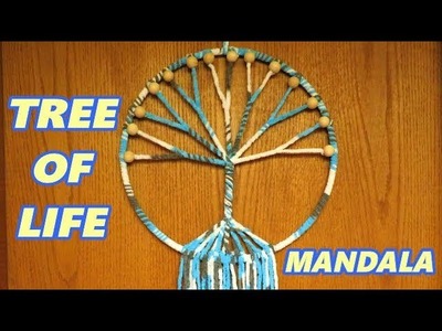 DIY HOW TO MAKE A TREE OF LIFE MANDALA TUTORIAL