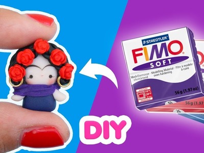 DIY - HOW TO MAKE FRIDA KAHLO WITH CLAY!