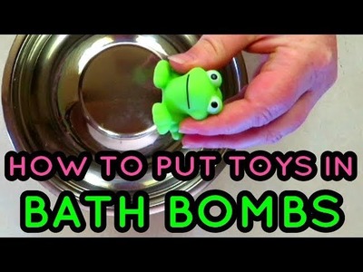 DIY HOW TO PUT SQUEAKER TOYS IN BATH BOMBS