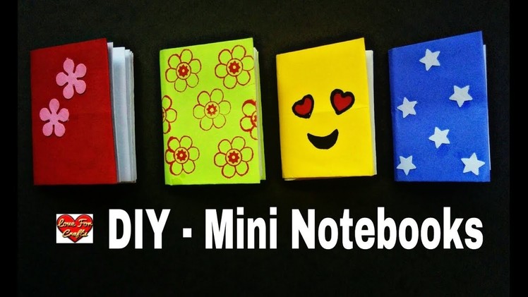 DIY Mini Notebooks | How to Make Mini Notebook | DIY Back to School